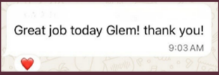 Client Testimonial Chat 1