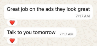 Client Testimonial Chat 2