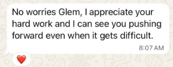 Client Testimonial Chat 4